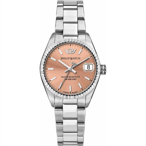 Orologio Donna Solo Tempo Philip Watch Collezione Caribe Urban Quadrante Rose' R8253597667