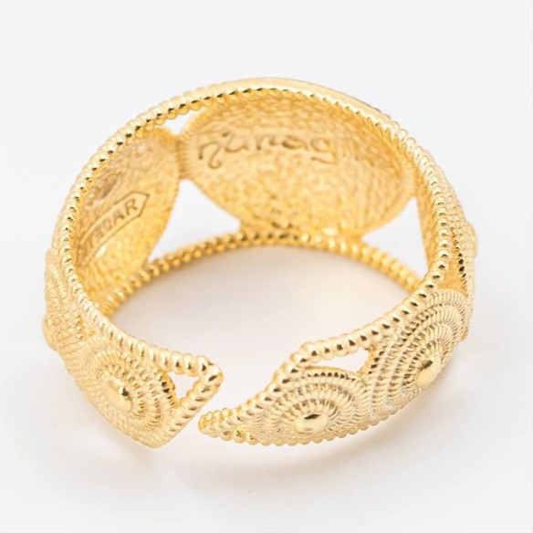 Anello Donna Fascia Corbula Cesto Sardo Argento 925/ooo