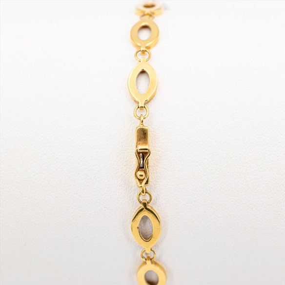 Bracciale Donna Oro giallo e bianco oro 18 Kt. e Diamanti