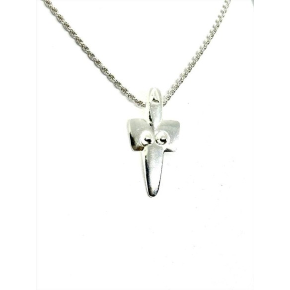 Collana Dea Madre Sarda Genitrice e Nutrice Unisex in Argento 