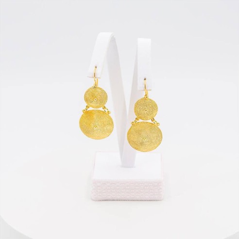 Orecchini Corbula Due Elementi a Scalare...