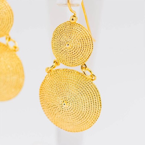 Orecchini Corbula Due Elementi a Scalare...