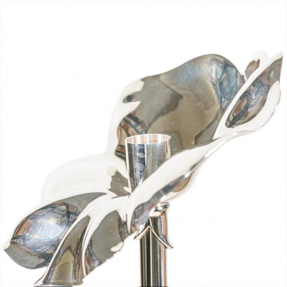Portacandela Fiore in Argento 925 000
